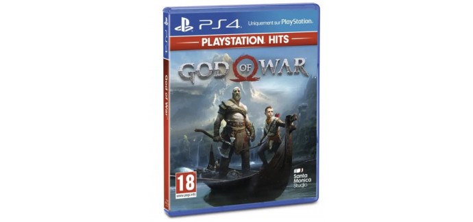 Amazon: God Of War sur PS4 en version Playstation Hits à 9,99€
