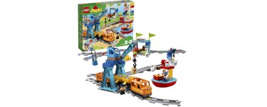 Amazon: Jeu de Construction LEGO DUPLO Le train de marchandises (10875) à 68,97€