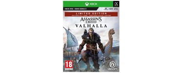 Amazon:  Assassin's Creed Valhalla Édition Limitée Xbox One & Xbox Series X à 47,99€