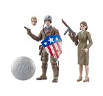 Amazon: Pack de 2 figurines 15cm Captain America et Peggy Carter Marvel Edition Collector à 36,31€