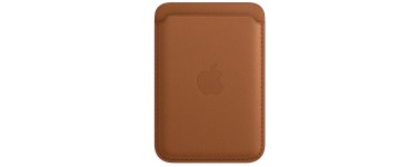 Amazon: Apple Porte-cartes en cuir avec MagSafe pour iPhone à 45,99€
