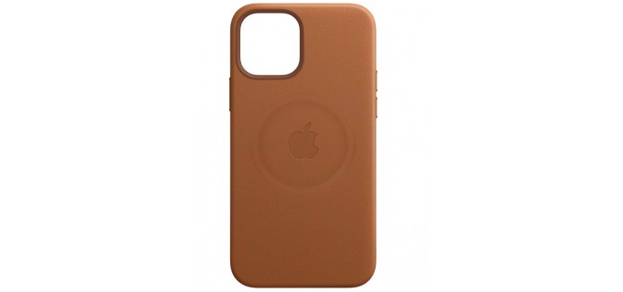 Amazon: Apple Coque en Cuir avec MagSafe pour iPhone 12 Pro Max Havane à 56,99€