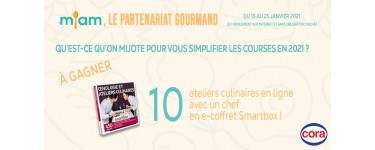 Cora: 10 coffrets Smartbox "Oenologie et ateliers culinaires" à gagner