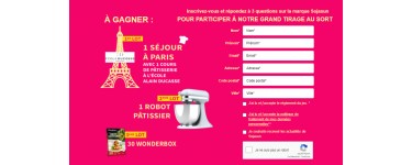 Sojasun: 1 voyage à Paris avec atelier de pâtisserie à l’Ecole Ducasse Studio et 1 robot pâtissier à gagner