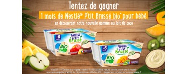 Croquons la Vie: 20 lots de produits de la gamme Nestlé Petit Brassé Bio à gagner