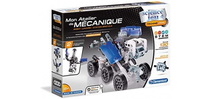 Amazon: Mon Atelier de Mécanique-Robot Lunaire et Station Spatiale, 52339, Multicolore à 6,99€