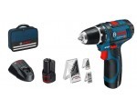 Amazon: Perceuse-visseuse sans Fil Bosch Professional GSR 12V-15 avec 39 pcs. set d'accessoires à 129€