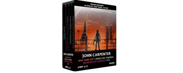 Amazon: Coffret John Carpenter 4 films en 4K Ultra HD Blu-Ray Bonus Édition boîtier SteelBook à 65,39€