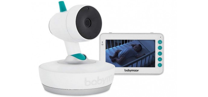 Amazon: Babyphone Vidéo Motorisé 360° Babymoov YOO Moov à 167,38€