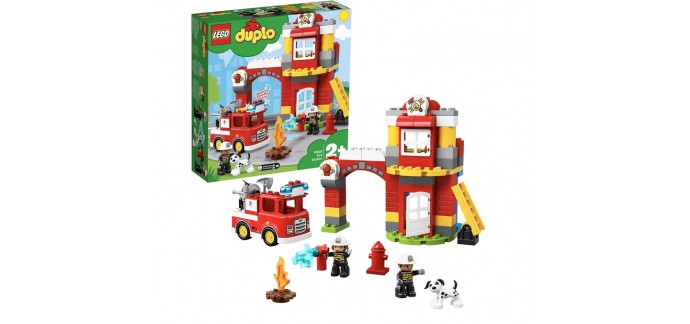 Amazon: La caserne de pompiers LEGO DUPLO Rescue - 76 Pièces 10903 à 34,56€