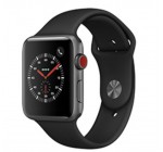 Orange: Apple Watch Series 3 Cellular 42mm alu gris sidéral bracelet noir à 149€