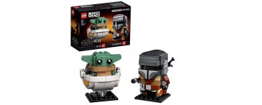 Amazon: LEGO BrickHeadz Star Wars Le Mandalorien et l’Enfant 295 pièces 75317 à 16,79€
