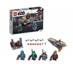 Amazon: LEGO Star Wars Coffret de bataille Mandalorien 4 avec 4 figurines 75267 à 11,99€ 