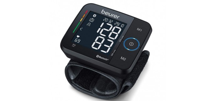 Amazon: Tensiomètre au poignet Beurer BC 54 connecté Bluetooth à 41,79€