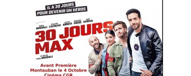Canal +: 10 DVD du film "30 jours max" à gagner