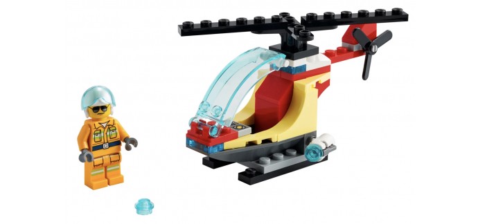 LEGO: L'hélicoptère des pompiers LEGO® City offert dès 40€ d'achat