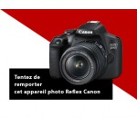 Rakuten: 1 appareil photo Reflex Canon EOS 2000D Noir avec un objectif EF-S 18-55 mm à gagner