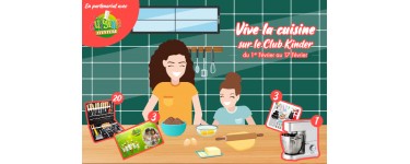 Kinder: 1 robot pâtissier, des abonnements Cuisine Aventure et plein d'autres cadeaux à gagner