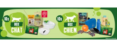 Maxizoo: 20 box composées de produits pour chien ou chat + 1 bon d'achat de 50€ à gagner