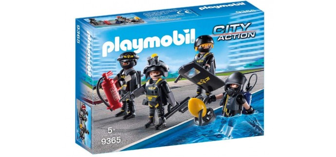 Amazon: Playmobil Policiers d'Élite - 9365 à 5,99€