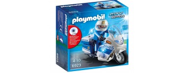 Amazon: Playmobil Moto de Policier avec Gyrophare - 6923 à 8,99€
