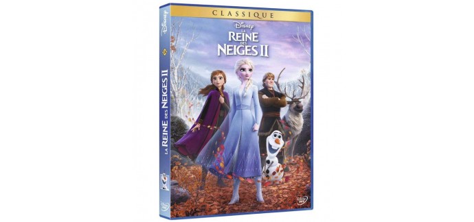 Amazon: La Reine des Neiges 2 en DVD à 9,99€
