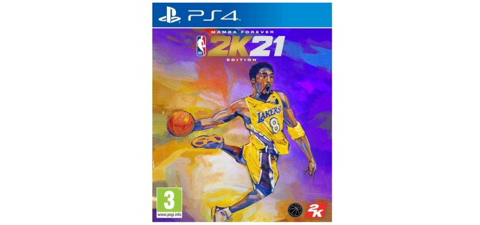 Amazon: Nba 2K21 Edition Mamba Forever sur PS4 à 49,99€