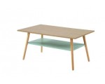 Cdiscount: Table basse style vintage avec étagère ELISE en solde à 26,99€