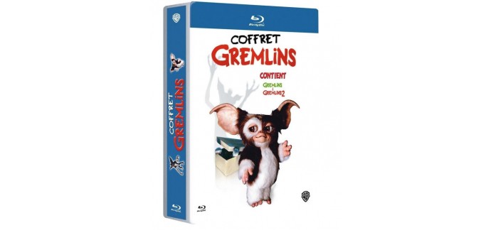 Amazon: Coffret Blu-Ray Gremlins + Gremlins 2 : La Nouvelle Génération à 7,49€