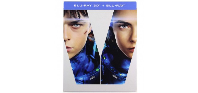 Amazon: Coffret Blu-Ray 3D + Blu-Ray + BD VALERIAN Édition limitée boîtier SteelBook à 13,29€