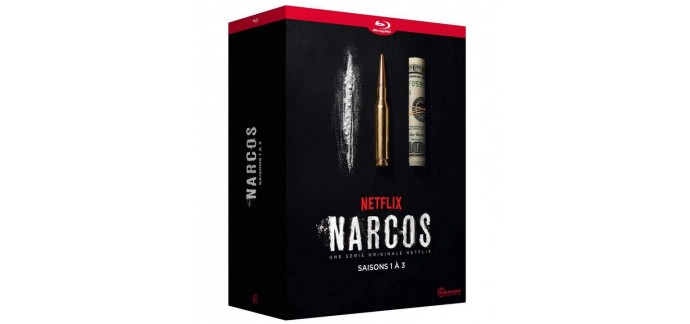 Amazon: Narcos Intégrale des Saisons 1 à 3 en Blu-Ray à 26,79€