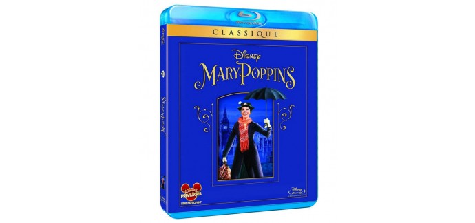 Amazon: Mary Poppins en Blu-Ray à 7,73€