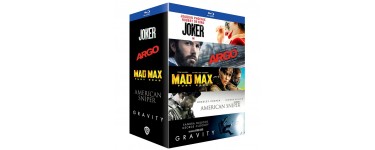Amazon: Coffret Blu-Ray 5 Films : Joker + Argo + Mad Max : Fury Road + American Sniper + Gravity à 16,60€