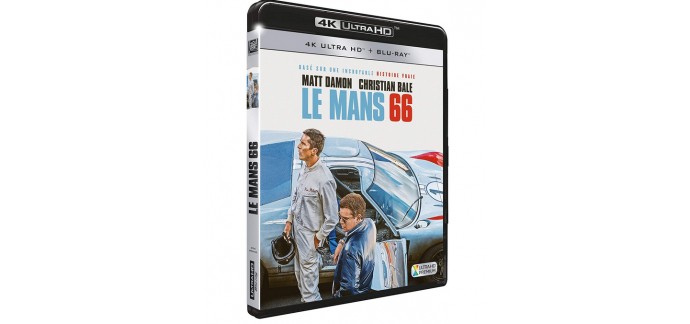 Amazon: Le Mans 66 en 4K Ultra HD + Blu-Ray à 20,11€