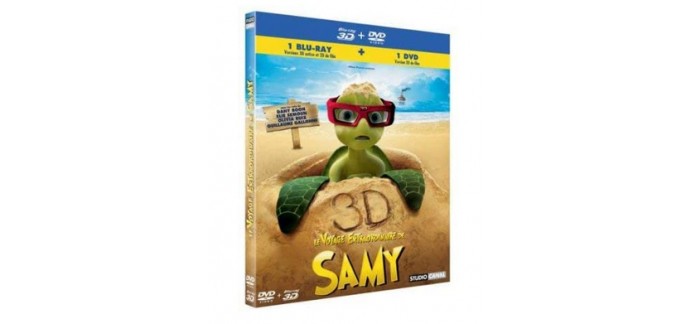 Amazon: Combo Blu-Ray 3D + DVD Le Voyage Extraordinaire de Samy à 11,50€