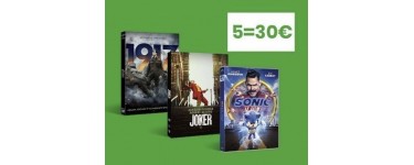 Cultura: 5 DVD ou Blu-Ray pour 30€, 10 pour 50€ ou 20 pour 80€