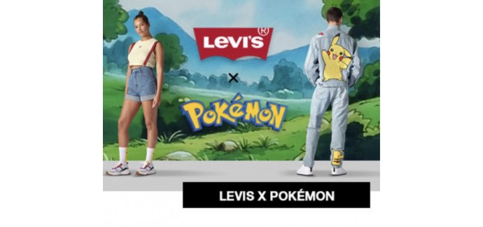 Levi's: Une Nintendo Switch et des pièces Levi's® x Pokémon à gagner