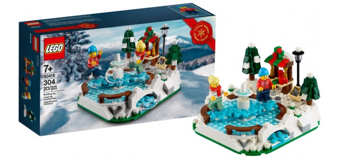 LEGO: L'ensemble exclusif Patinoire LEGO® (40416) offert dès 150€ d'achat