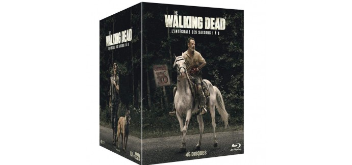 Amazon: Coffret Blu-Ray The Walking Dead - L'intégrale des Saisons 1 à 9 à 63€
