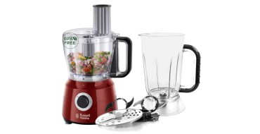 Amazon: Robot Cuisine Multifonction Russell Hobbs 24730-56 Desire avec 7 accessoires - Rouge à 68,74€