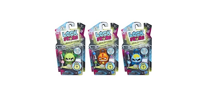 Amazon: Pack de 3 Lock Stars Hasbro à 8,76€