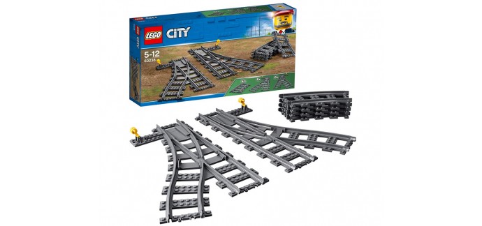 Amazon: LEGO City Aiguillages 60238 à 17,30€