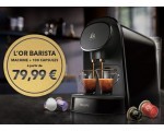 L'Or Espresso: Machine à café L'OR BARISTA® + 100 capsules à 79,99€