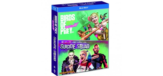 Amazon: Coffret Blu-Ray Birds of Prey et la fantabuleuse Histoire de Harley Quinn + Suicide Squad à 9,99€