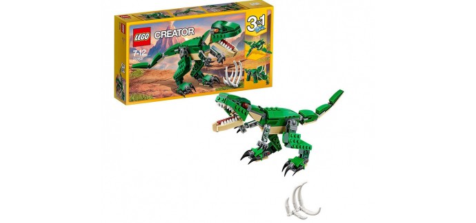 Amazon: LEGO Creator Le dinosaure féroce 31058 à 8,91€