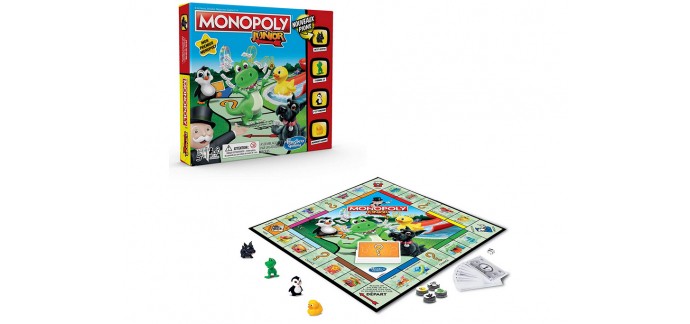 Amazon: Jeu de société Monopoly Junior à 14,99€