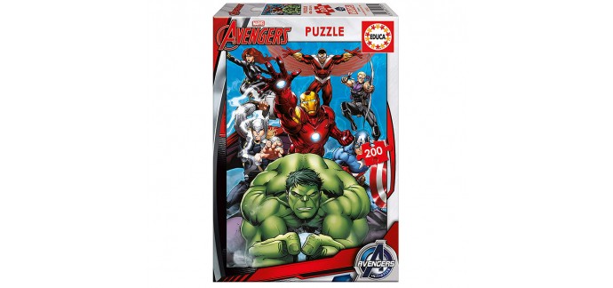 Amazon: Puzzle Avengers 200 pièces Educa à 4,04€