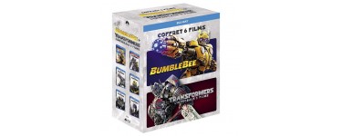 Amazon: Coffret Blu-Ray Transformers L'intégrale 5 Films + Bumblebee à 20,47€