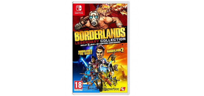 Amazon: Borderlands Legendary Collection sur Nintendo Switch à 17,49€