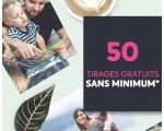 Photoweb: 50 tirages classiques gratuits pour toute 1ère commande (hors frais de livraison)
